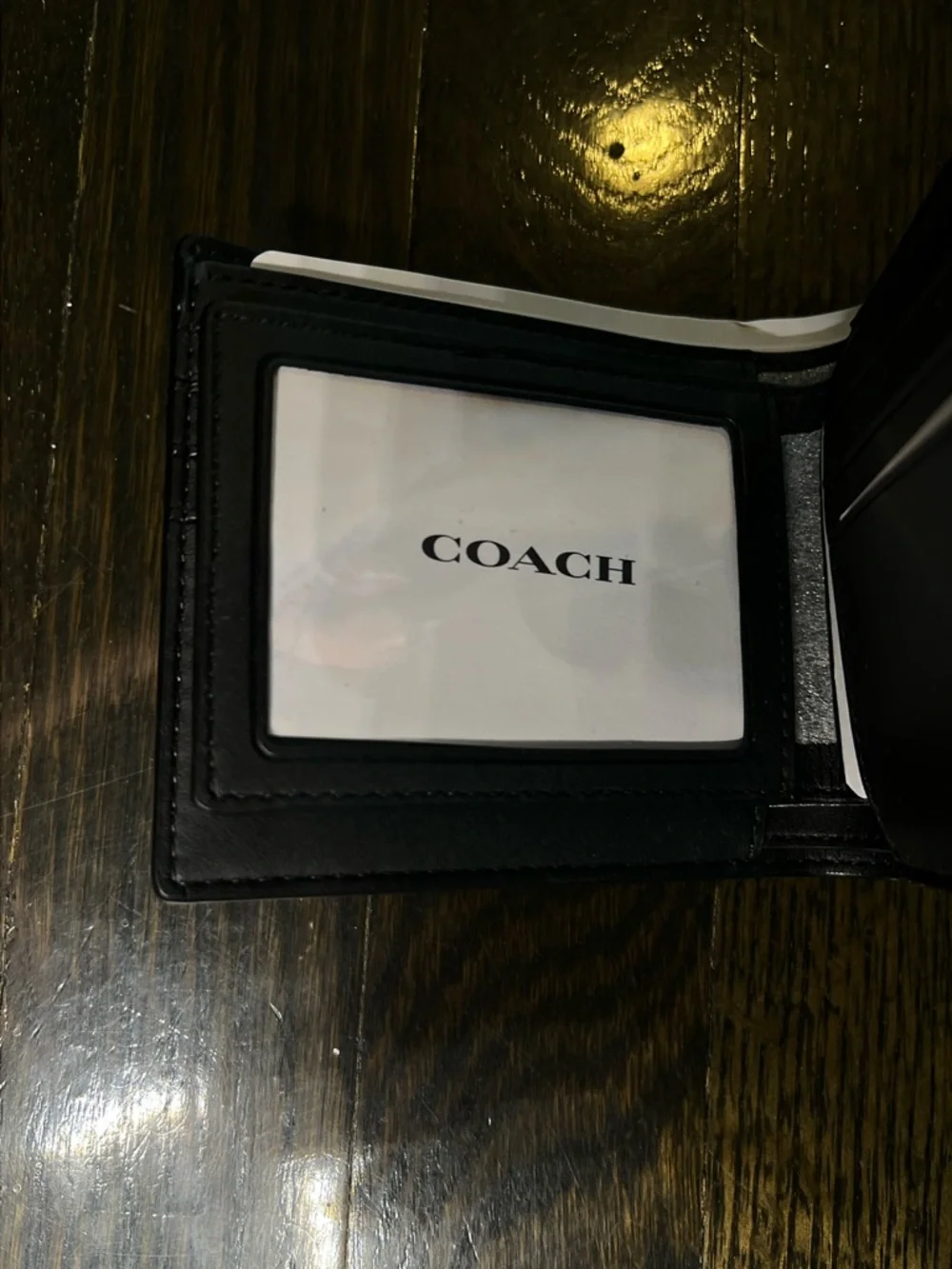 Black Coach wallet - Picture 3 of 6
